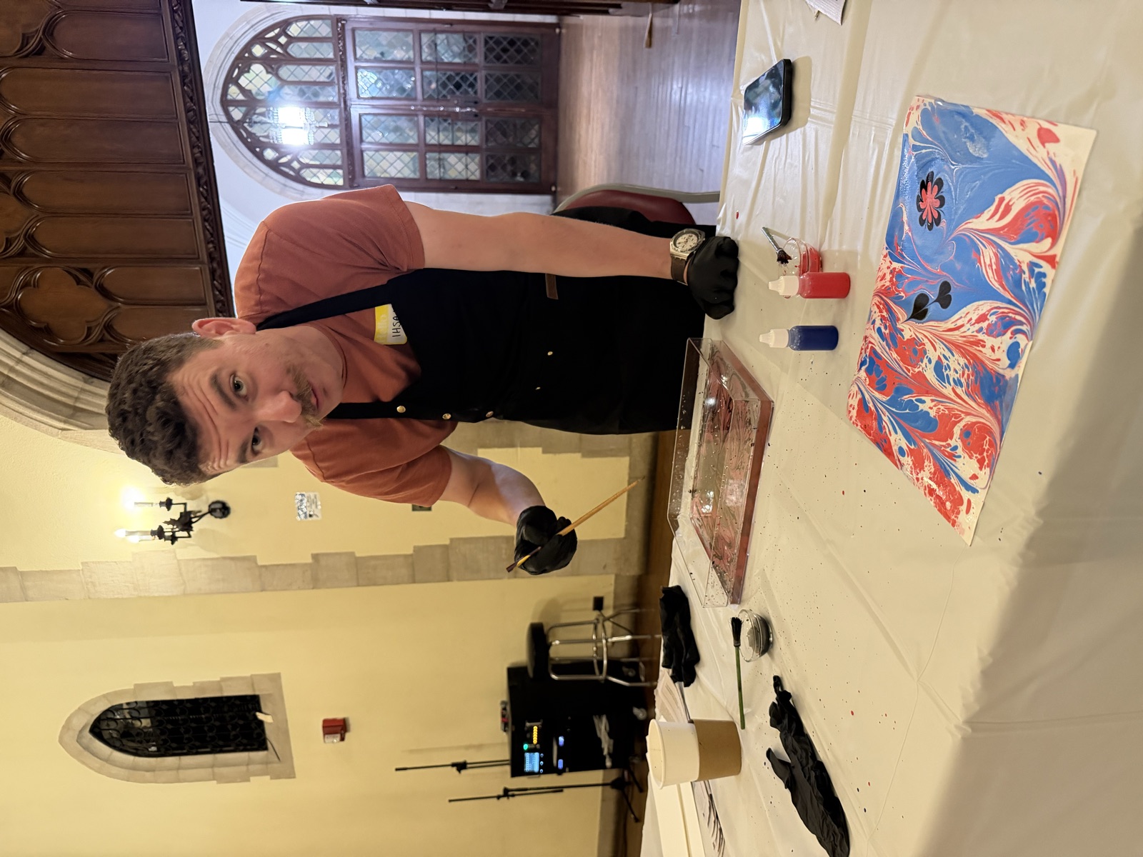 Riverside Church Ebru workshop